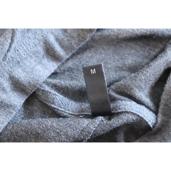 Soyaconcept Women Medium Charcoal Gray Full Zip Hoodie Dolman Sleeve Relaxed Fit - Picture 7 of 7